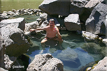 Cranberrysaft in der Hot Spring